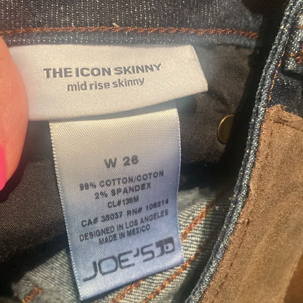 The icon skinny mid rise skinny joes Jeans size 26 - Picture 5 of 7
